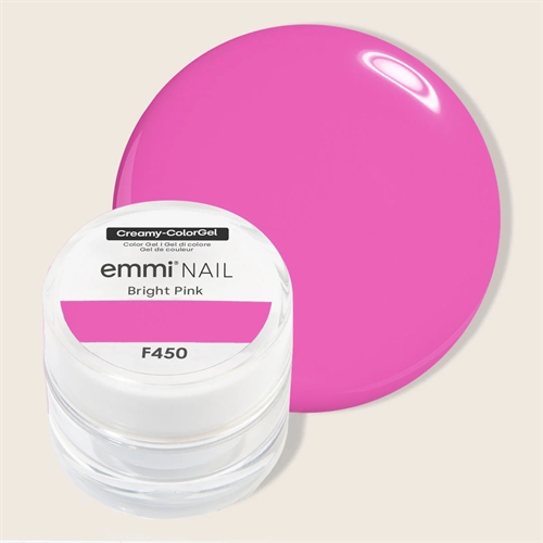 Creamy-Color Gel Bright Pink  - F450 *Vegan 