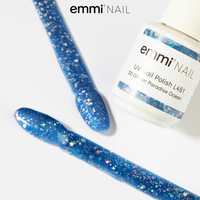 UV-Lack 3D Glitter Paradise Ocean - L451 *Vegan