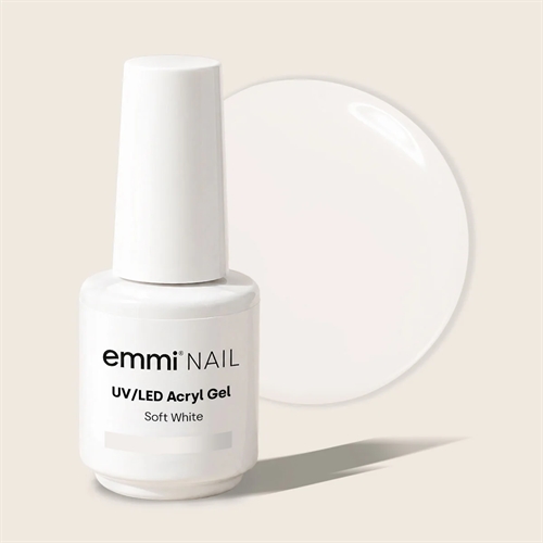  UV/LED Akrylgele Soft White 12 ml 