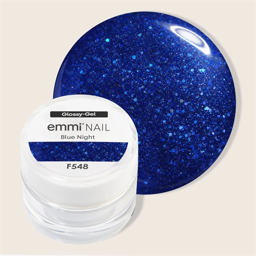 Glossy-Gel Blue Night - F548