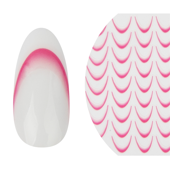 Babyboomer Gradient French Nail Stickers Nr. 6