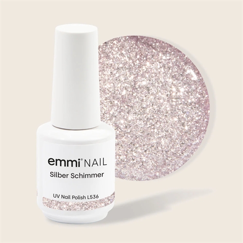 UV-Lack Silber Schimmer - L536 *Vegan - 