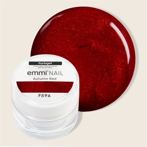 Color Gel Autumn Red  - F596 *Vegan