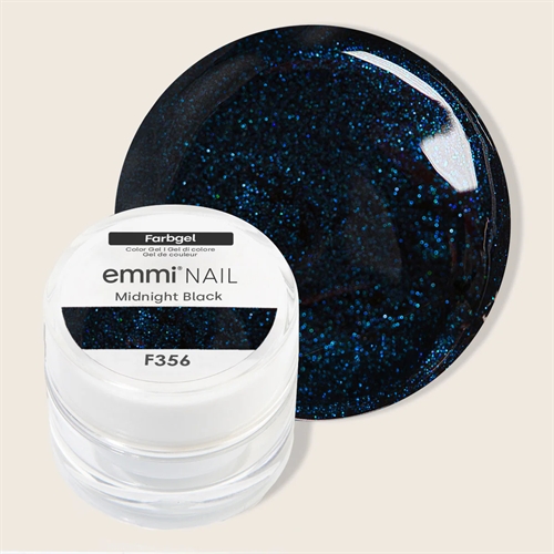 Color Gel Midnight Black - F356  *Vegan