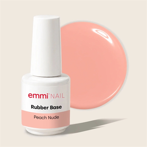 Emmi Nail Rubber Base Peach Nude 15ml