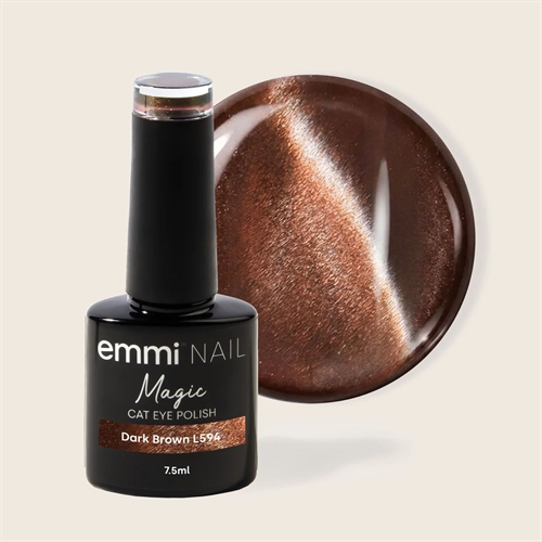 UV-Lack Magic Cat Eye Dark Brown -L594