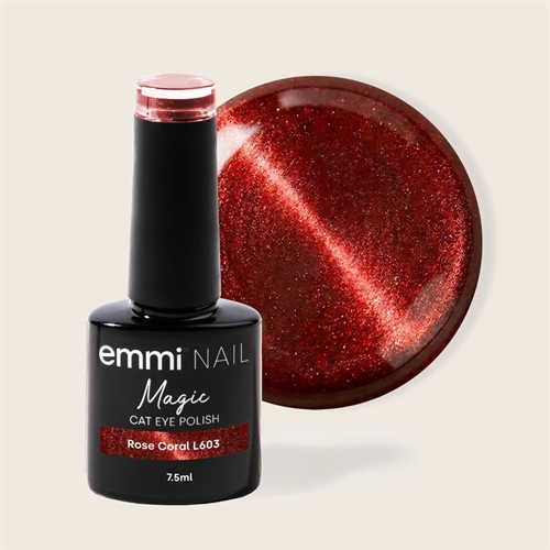 UV-Lack Magic Cat Eye Rose Coral -L603