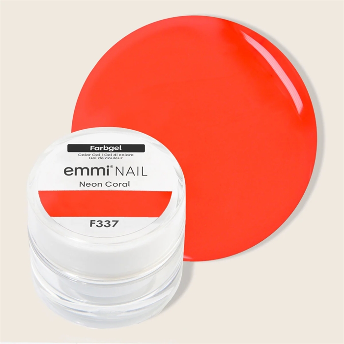 Color Gel  Neon Coral - F337 *Vegan