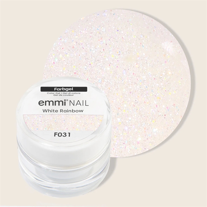 Color Gel White Rainbow - F031*Vegan 