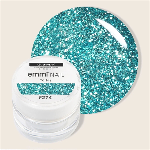 Glitter Gel Türkis - F274 *Vegan