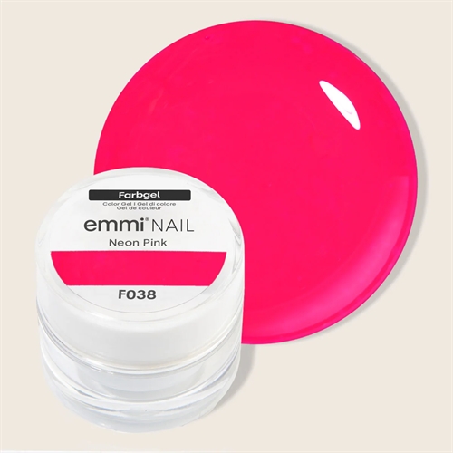 Color Gel Neon Pink  - F038 *Vegan