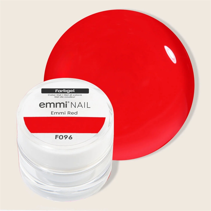 Color Gel  Emmi Red  - F096 *Vegan