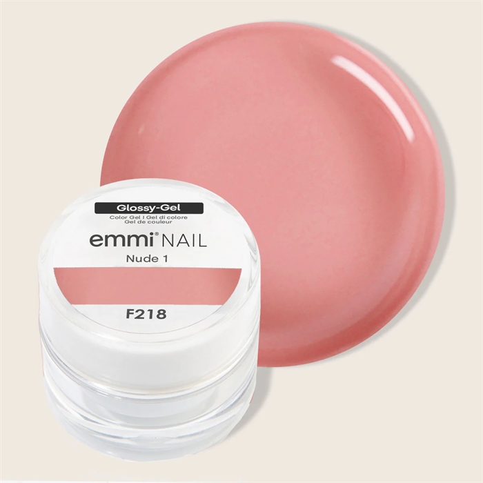 Glossy-Gel Nude 1  - F218 *Vegan 