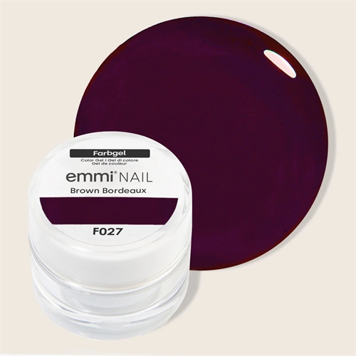 Color Gel Brown Bordeaux - F027 *Vegan