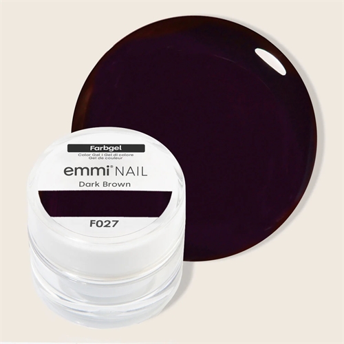 Color Gel Dark Brown - F027 *Vegan
