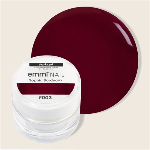 Color Gel Sophia Bordeaux - F003 *Vegan