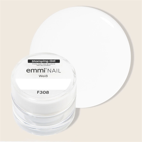 Emmi-Nail - Painting & Stamping Gel Hvid F308