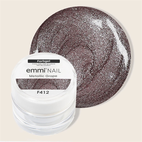 Color Gel  Metallic Grape - F412 * Vegan