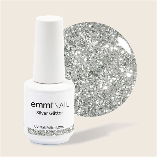 UV-Lack Silver Glitter - L296 *Vegan