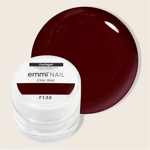 Color Gel Chic Red  - F135 *Vegan