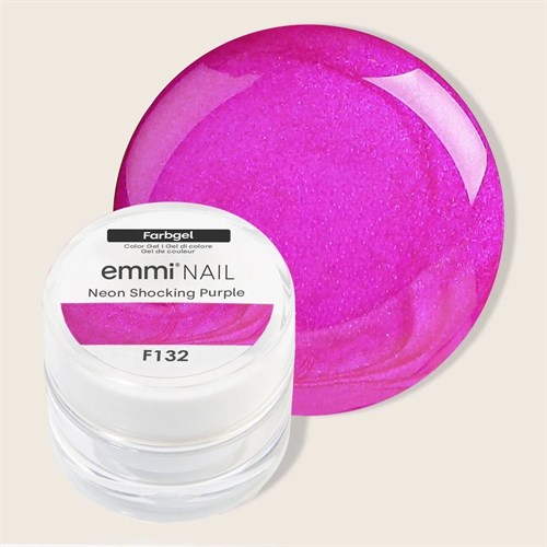 Color Gel Neon Shocking Purple  - F132 *Vegan