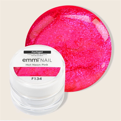 Color Gel Hot Neon Pink  - F134 *Vegan
