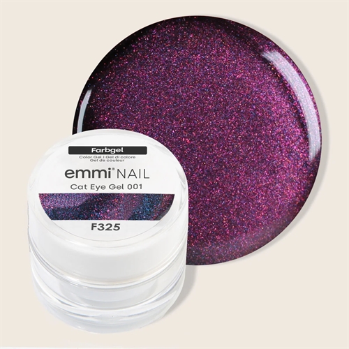  5D Cat Eye Gel Purple -Gold 001