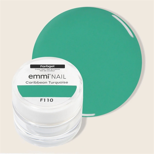 Color Gel Caribbean Turquoise - F110 *Vegan