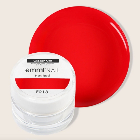 Glossy-Gel Hot Red - F213 *Vegan 