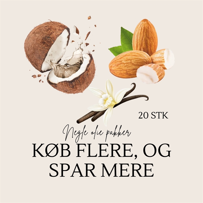 Negleolie 20 stk. pakke - Vælg selv variant