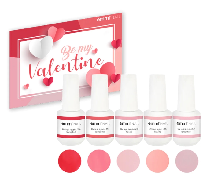 Uv-Lack Set "Be My Valentine"