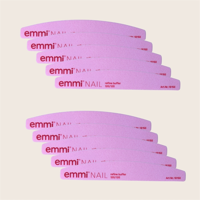 10 pak Emmi-Nail Pink Buffer 120/120 