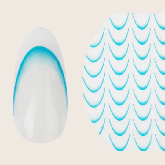 Babyboomer Gradient French Nail Stickers Nr. 4