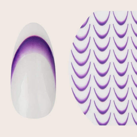 Babyboomer Gradient French Nail Stickers Nr. 3