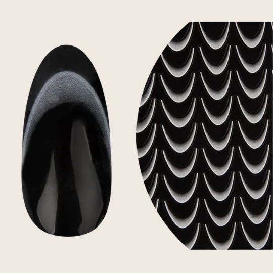 Babyboomer Gradient French Nail Stickers Nr. 8