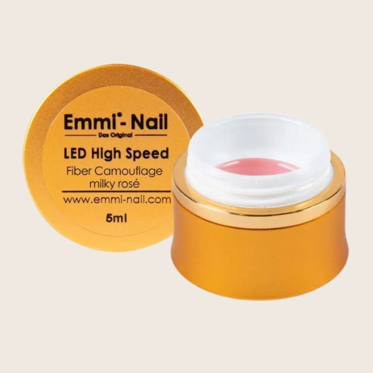 Led High Speed Fiber Gel Camouflage Milky Rose 5 ml