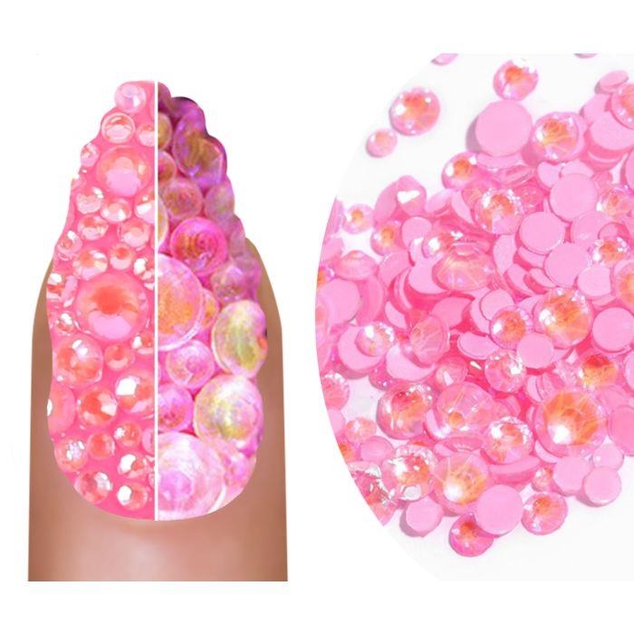  Rhinestone Glow Pink