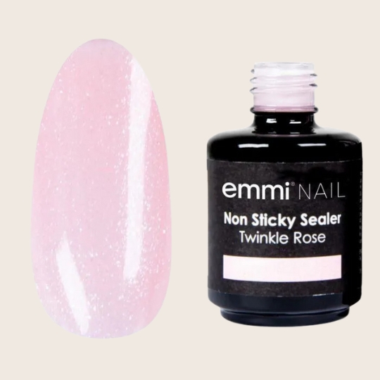 Emmi Nail Non Sticky Sealer Twinkle Rose 14ml